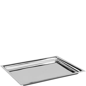 Tablett – Gehämmerter Edelstahl, Rechteckige Form, Vielseitiges Design - Nagano | Fink Living