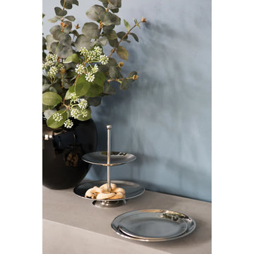 Etagere – Zweistufig, Edelstahl, Modern - Samuel | Fink Living