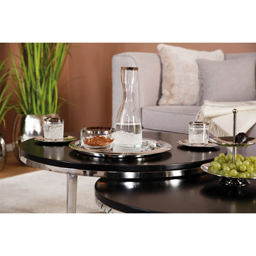 Etagere – Zweistufig, Edelstahl, Modern - Samuel | Fink Living
