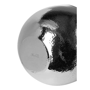Schale – Polierter Stahl, Feines Dekor, Hammerschlag Optik - Mirta | Fink Living
