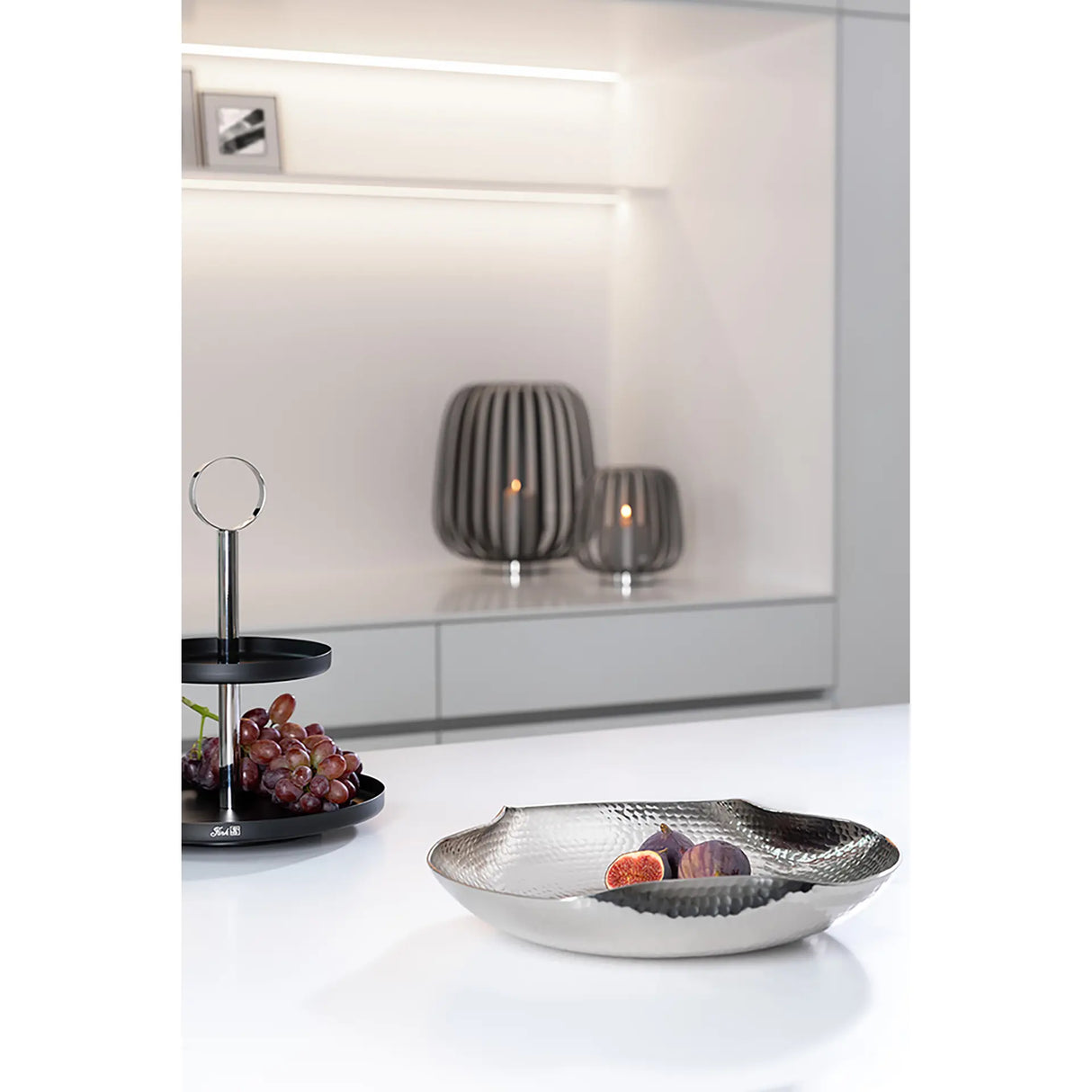 Schale – Nickeloptik, Hochglanz, Modern - Shadow | Fink Living