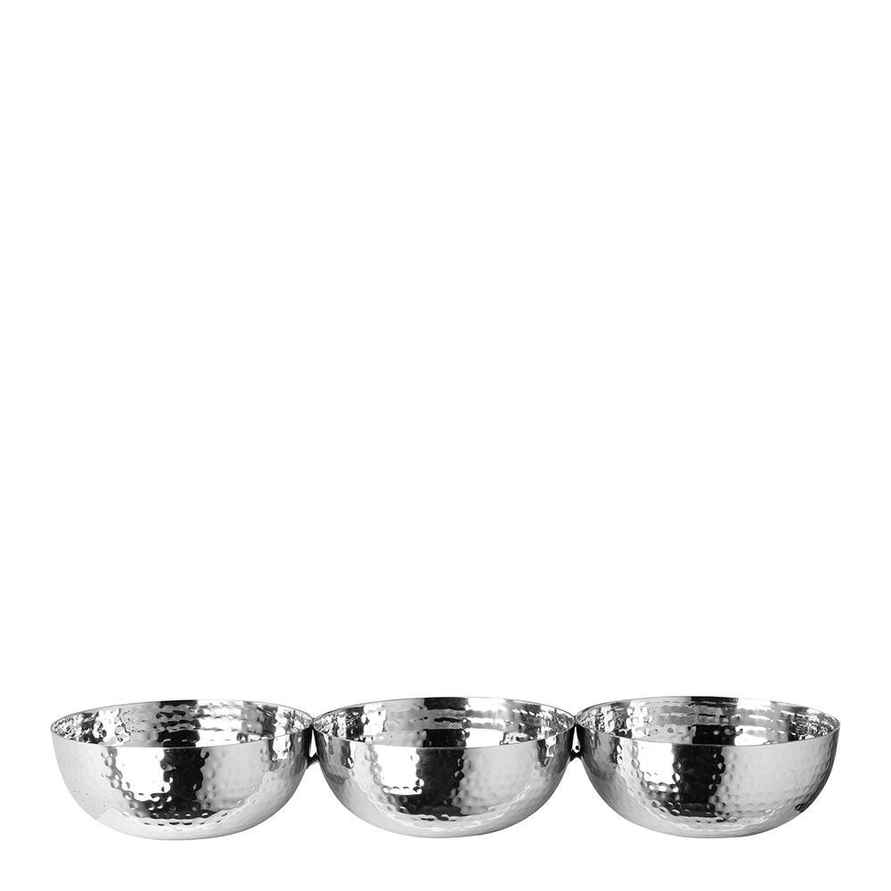 Schalen – Dreiteiliges Set, Schlichte Form, Glänzender Stahl - Picca | Fink Living