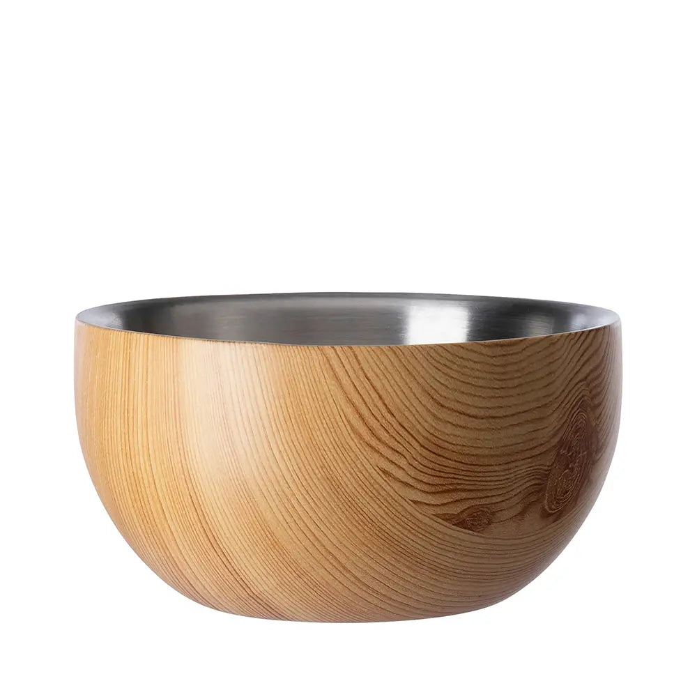 Schale – Holzdekor, Matte Fläche, Doppelte Wand - Timber | Fink Living