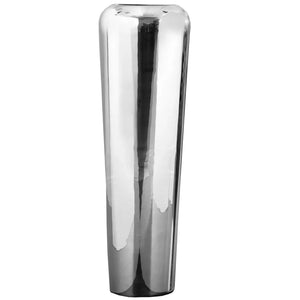 Vase – Vernickeltes Eisen, Gehämmertes Design, Elegante Form - Tutzi | Fink Living