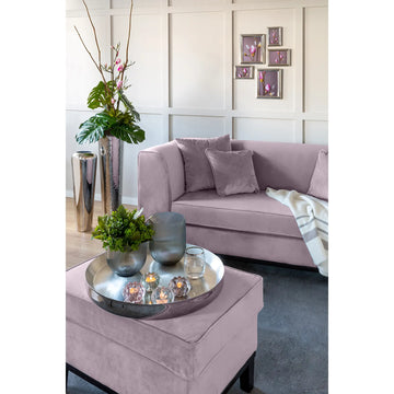Vase – Vernickeltes Eisen, Gehämmertes Design, Elegante Form - Tutzi | Fink Living
