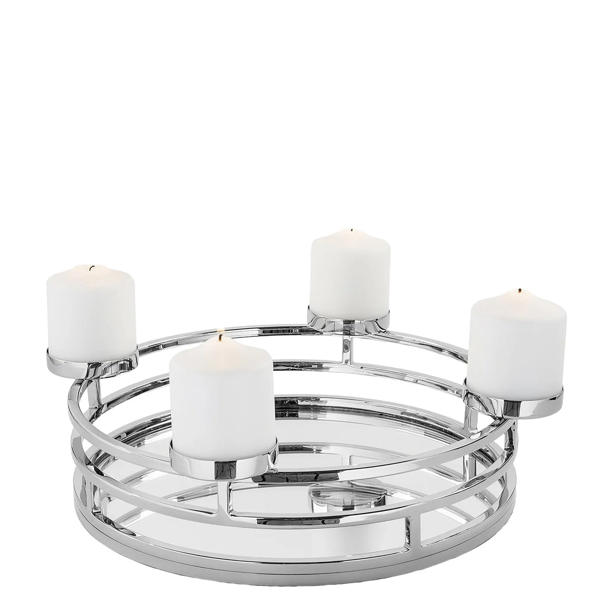 Adventskranz – Multifunktional, Geometrisches Design, Glaseinsatz - Modena | Fink Living