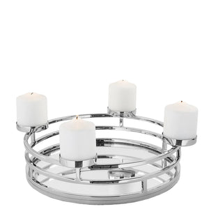 Adventskranz – Multifunktional, Geometrisches Design, Glaseinsatz - Modena | Fink Living