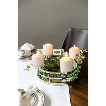 Adventskranz – Multifunktional, Geometrisches Design, Glaseinsatz - Modena | Fink Living