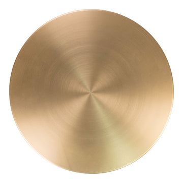 Beistelltisch – Marmor Weiß, Messing-Look, 52cm - Lecco | House Nordic