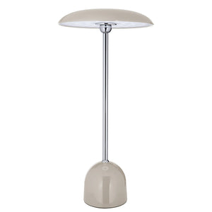 Tischleuchte – Kabelloses Licht, Cremefarbene Optik, Lange Laufzeit - Livo | Fink Living