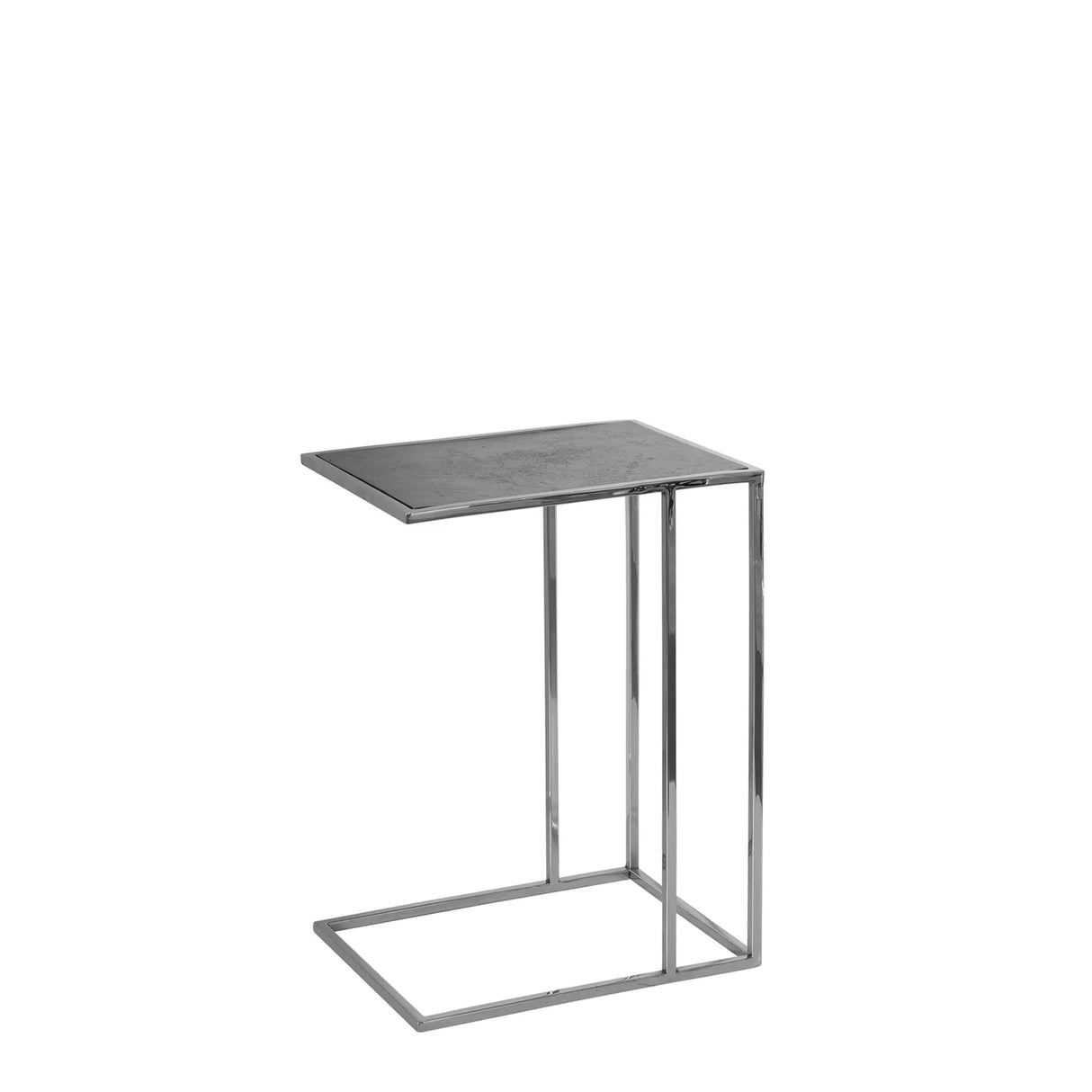 Beistelltisch – Aluminium, Poliert, Nickelbeschichtet - Dijon | Fink Living