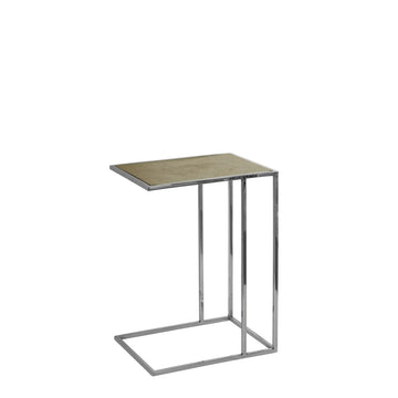 Beistelltisch – Aluminium, Poliert, Nickelbeschichtet - Dijon | Fink Living