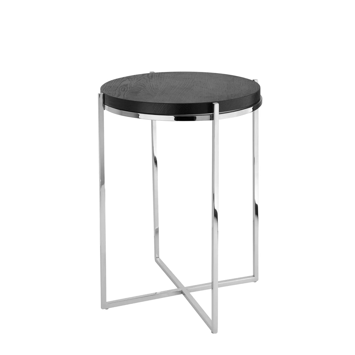 Beistelltisch – Eiche, Edelstahl, Modern - Brixton | Fink Living