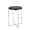 Beistelltisch – Eiche, Edelstahl, Modern - Brixton | Fink Living