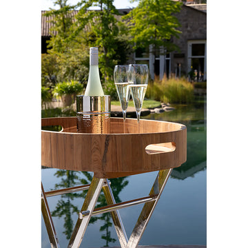 Tisch – Helles Teak, Klappgestell, Außenbereich - Rodeo | Fink Living