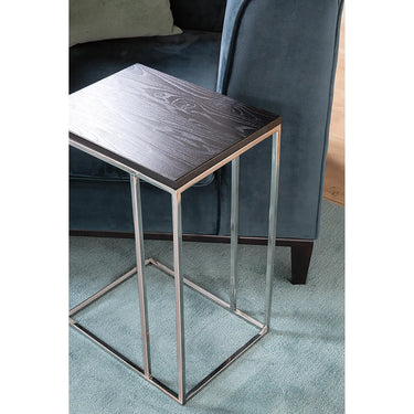 Beistelltisch – Eiche, Edelstahl, Modern - Pierre | Fink Living