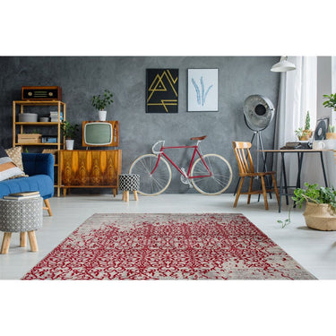 Teppich – Vintage Muster, Orientalische Ornamente, Roter Farbton, 200 x 290 cm - Baroque 225 | Kayoom