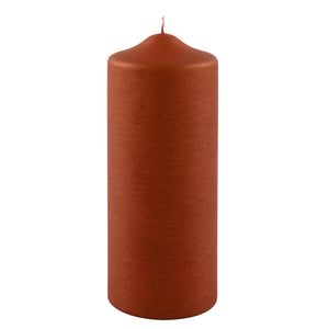 Stumpenkerze – Metallic-Optik, Gebürstetes Finish, Elegant - Candle | Fink Living