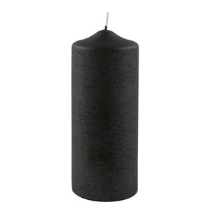 Stumpenkerze – Metallic-Optik, Gebürstetes Finish, Elegant - Candle | Fink Living