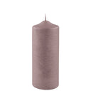Stumpenkerze – Metallic-Optik, Gebürstetes Finish, Elegant - Candle | Fink Living