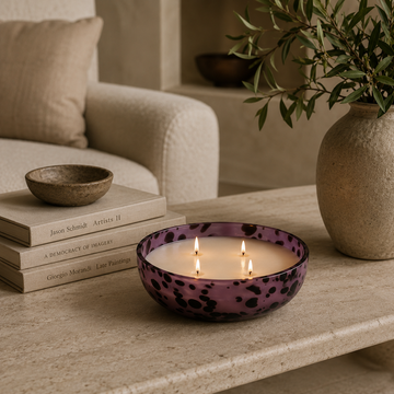 Duftkerze – Farbiges Glas, Sojawachs-Mix, Lange Brenndauer - Misha | Fink Living