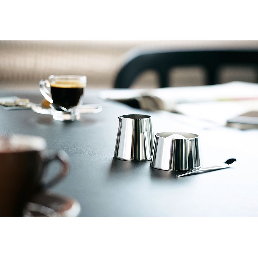 Milch- & Zuckerset aus Porzellan, Stapelbares Design, Elegante Kaffee- & Tee-Servierlösung – Cream | Philippi