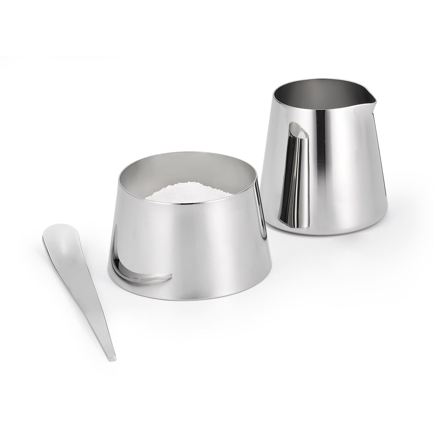 Milch- & Zuckerset aus Porzellan, Stapelbares Design, Elegante Kaffee- & Tee-Servierlösung – Cream | Philippi