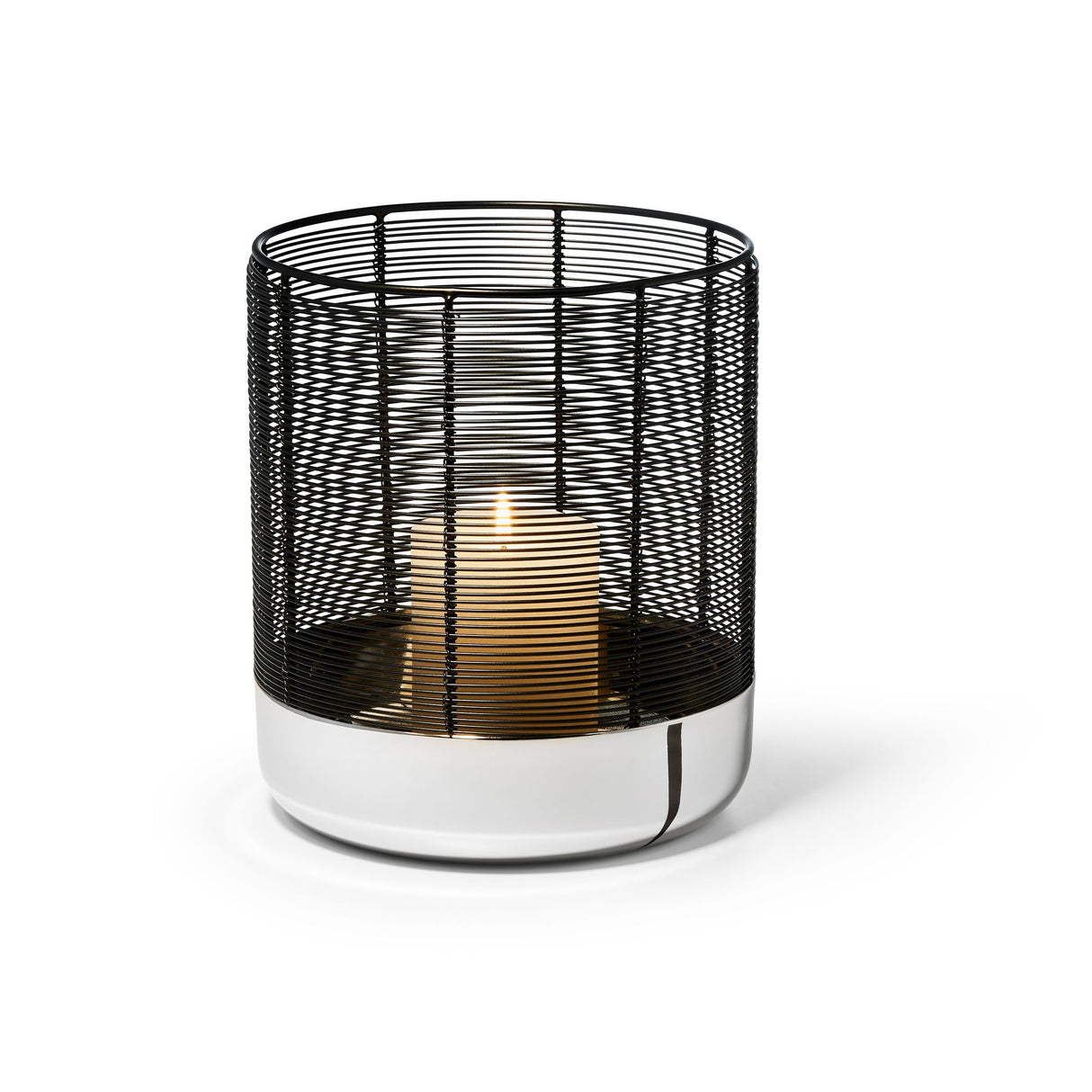 Windlicht – Nickelbasis Metalldraht-Schirm Kerzendesign – Luna | Philippi
