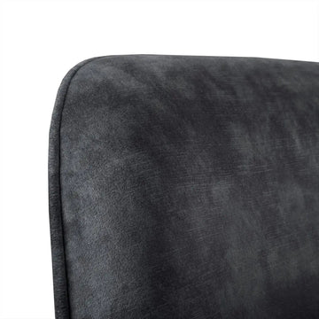 Dining Chair – Swivel Seat, Auto-Return Function, Fabric Upholstery, Metal Frame – Noah | Benoa
