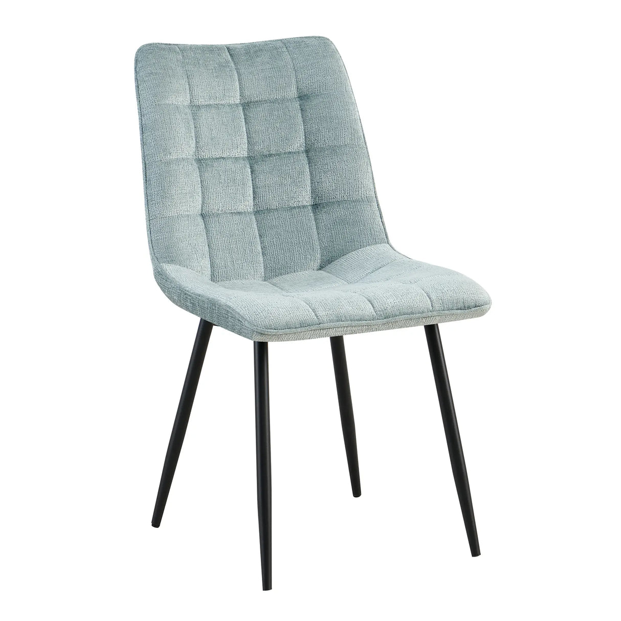 Esszimmerstuhl – Stoffbezug, Weicher Sitzkomfort, Metallbeine, Modernes Design – Lucille | Benoa