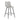 Bar Stool - Upholstered Seat, Quilted Details, Ergonomic Design, Metal Legs - Lucille | Benoa