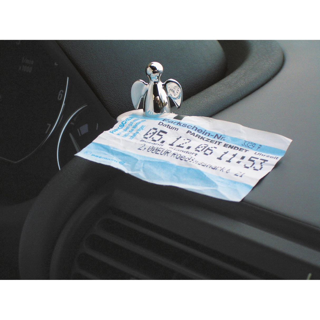 Parkticket-Halter Magnetische Befestigung, Schutzengel-Design, Praktische Anzeige im Armaturenbrett – Angelo | Philippi