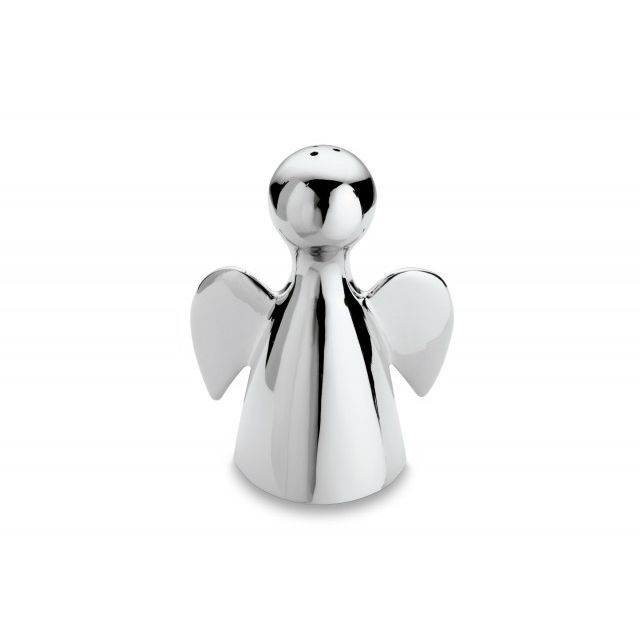 Salzstreuer Polierter Nickel-Chrom, Engels-Skulptur Design & Geschenk-geeignet – Angelo | Philippi