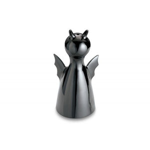 Pfefferstreuer Polierter Nickel-Chrom, Schwarze Oberfläche, Geschenk-Design – Diabolo | Philippi