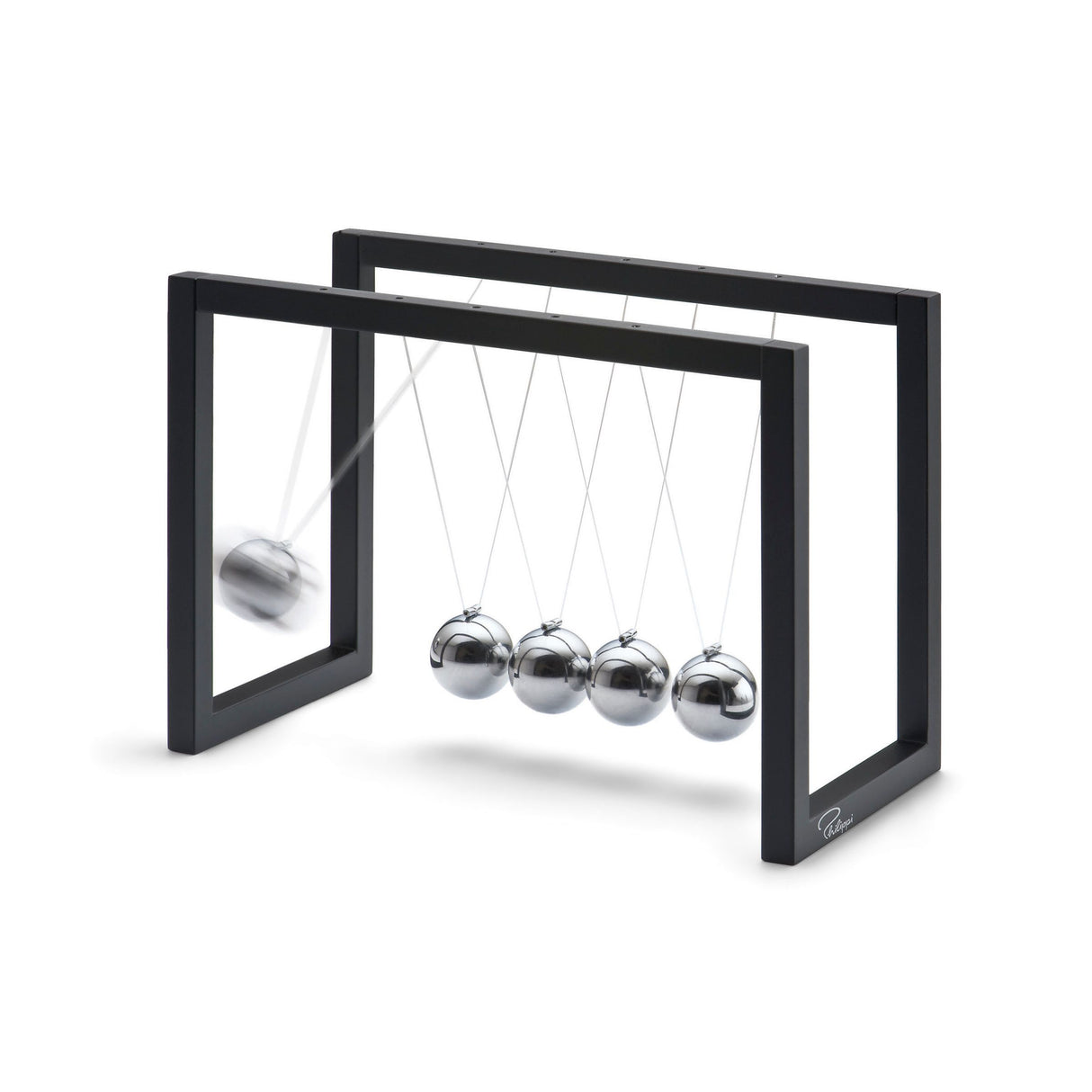Kugelspiel Minimalistisches Reines Design, Langlaufende Gewichtete Kugeln, Klassisches Kinetisches Desk-Spiel – Ballance | Philippi