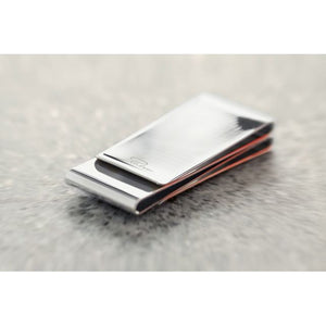 Geldklammer Hochglanz-Nickel 3-Fach Aufteilung Wallet-smarte Konstruktion – Threesome | Philippi