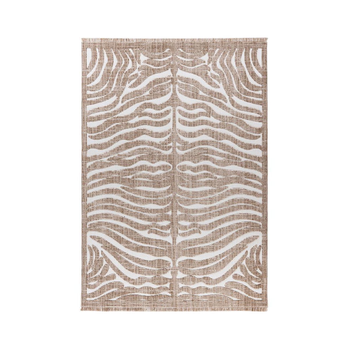 Carpet with a graphic design as a flat weave, easy to care for and modernly structured – Sarai 325 | Kayoom
