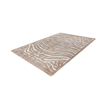 Teppich – Polyester Flor, Braune Farbgebung, Grafisches Muster, 80 x 150 cm - Sarai 325 | Kayoom