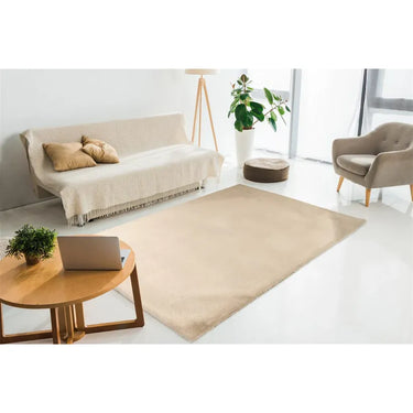 Teppich – Elfenbein Farbe, Weicher Flor, Felloptik 290 cm - Rabbit Light 525 | Kayoom