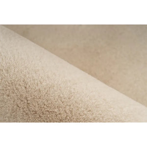 Carpet fluffy high pile plain surface non-slip backing – Rabbit Light 525 | Kayoom