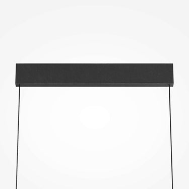 Pendelleuchte schwarzer Aluminiumrahmen mit weißem flachem Dom‑Diffusor & 3000 K LED – MOD280PL‑L30B3K1 | Maytoni