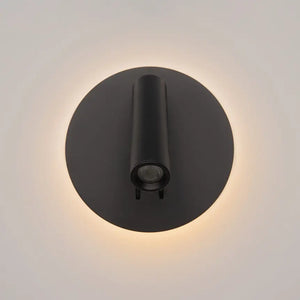Wandleuchte – Schwarzes Aluminium, IP20 Schutz, Warmweiß, 14 cm Höhe - Ios 176 | Maytoni