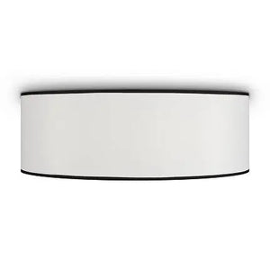 Ceiling Light with Base Plate, Fabric Shade & Decorative Band – Bergamo | Maytoni