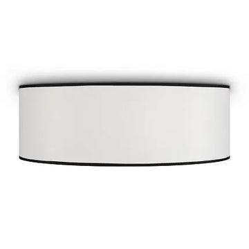 Ceiling Light with Base Plate, Fabric Shade & Decorative Band – Bergamo | Maytoni