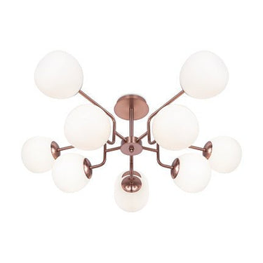 Pendelleuchte mit Mattglas - Kugeln und Messing - Finish im modernen Design – Erich | Maytoni - Esszett Luxury | Stilvolles Wohnen mit Charakter