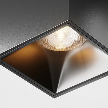 Deckenleuchte Schwarzes Aluminium - Finish – Alfa LED | Maytoni - Esszett Luxury | Stilvolles Wohnen mit Charakter