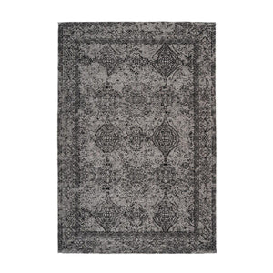 Flatweave Rug with Jacquard Weave in Vintage Design - Iglesia 325 | Kayoom