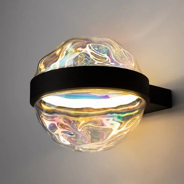 Wall light Black, metal frame, integrated 6W LED 2700K, modern – Misterio | Maytoni