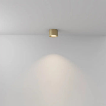 Ceiling light with matte gold finish integrated LED and IP44 protection – Hydra | Maytoni