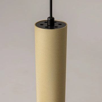 Pendant lamp Matt golden aluminum housing with texture, modern design and GU10 socket – Artisan | Maytoni